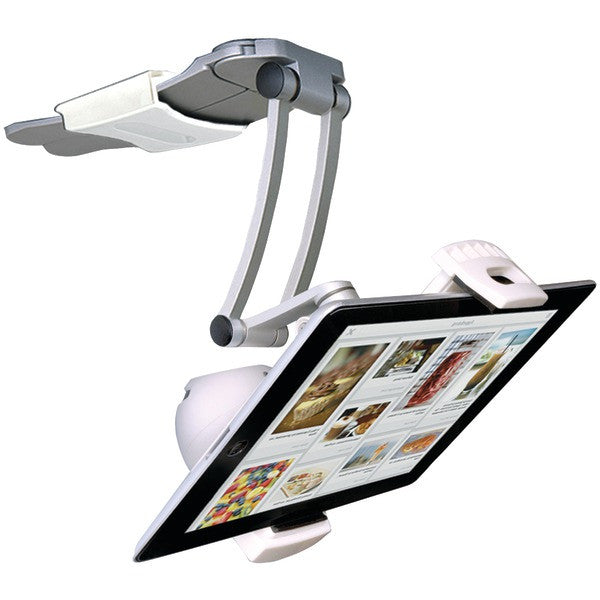 Cta Digital Pad-bkms Ipad/tablet 2-in-1 Kitchen Mount Stand With Bluetooth Speaker