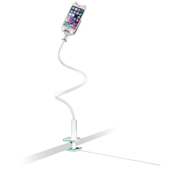 Cta Digital Pad-fdc Smartphone/tablet 2-in-1 Flexible Desk Clamp Led Lamp & Mount