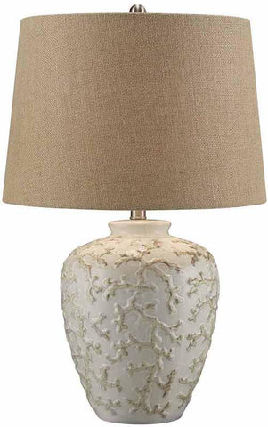 Crestview Collection CVAP1796 Sand Coral Table Lamp 15 X 17 X 11.5