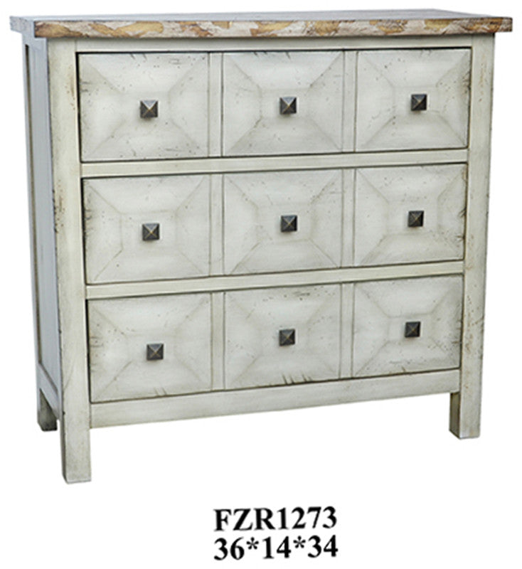 Crestview Collection Cvfzr1273 Savannah 3 Drawer Chest 36 X 14 X 34