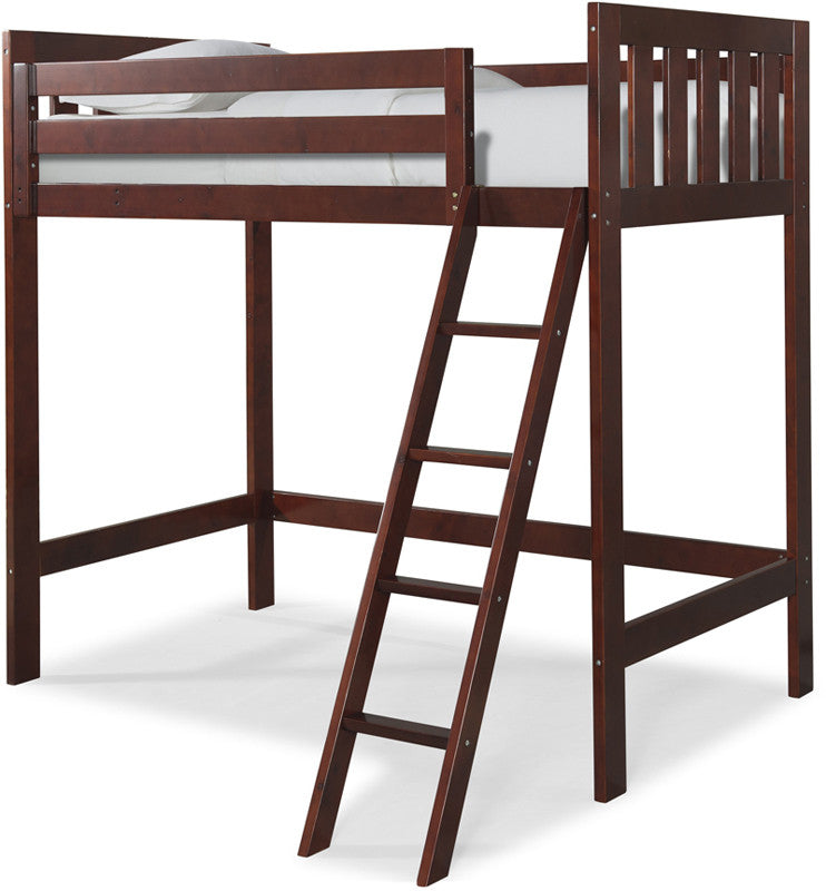 Canwood 2511-4 Lakecrest Loft Bed Bundle-cherry (angled Ladder)                                           