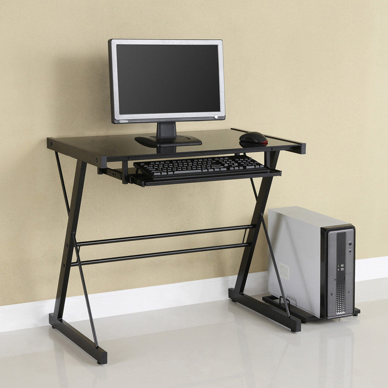 Walker Edison D31s29b Black Computer Desk