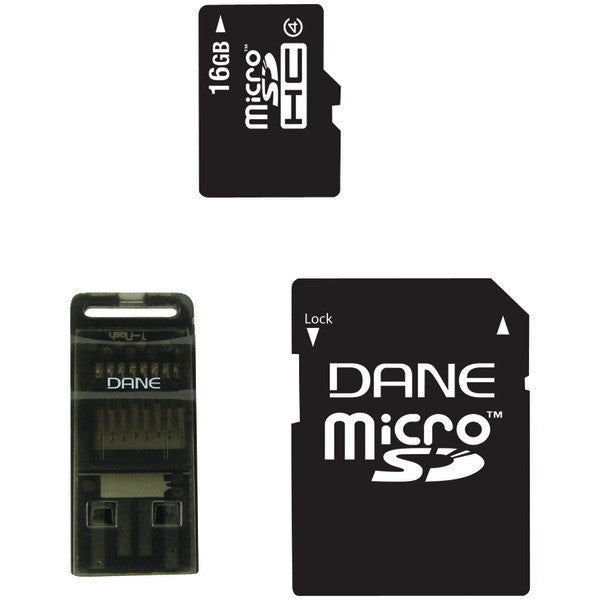 Dane-elec Da-3in1-16g-r Microsd Card (16gb)