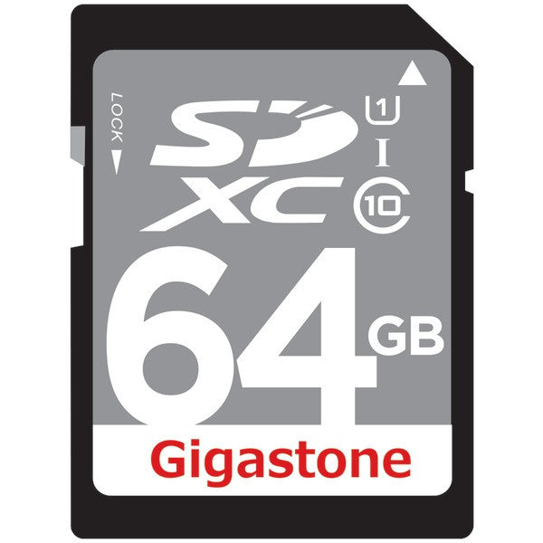 Gigastone Gs-sdxcu164g-r Class 10 Uhs-1 Card (sdxc; 64gb)