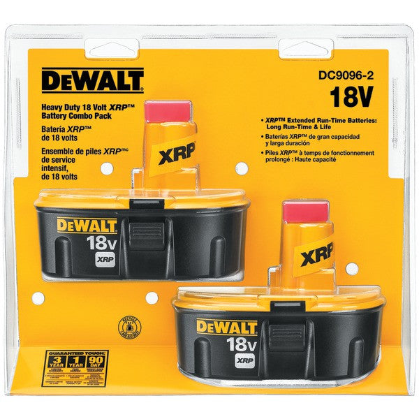 Dewalt Dc9096-2 18-volt Xrp Batteries, 2 Pk