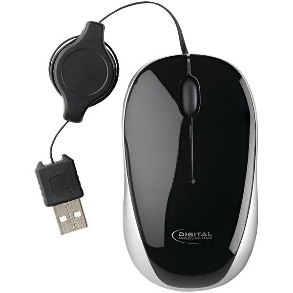 Digital Innovations 4230900 Allterrain Wired Travel Mouse