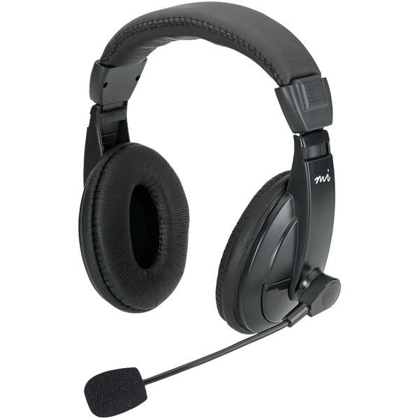 Micro Innovations Mm750h Full-size Stereo Headset W/ Padded Ear Cups