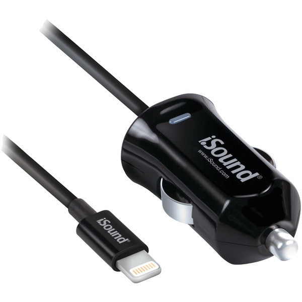 I.sound Isound-5931 2.4-amp Car Charger With Lightning Connector
