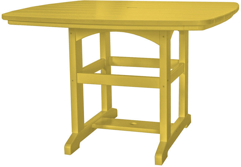 Pawleys Island Hammocks Dt2yl Dining Table-48" X 48"-yellow (l 45 X W 46 X H 29.5 In.)