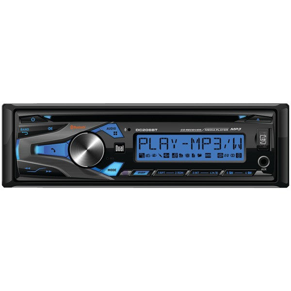 Dual Electronics Dc206bt Single-din In-dash Cd Am/fm Receiver With Bluetooth