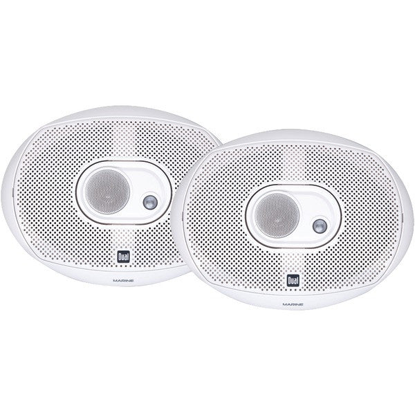 Dual Electronics Dms369 Marine Dms Series 3-way Speakers (6" X 9")