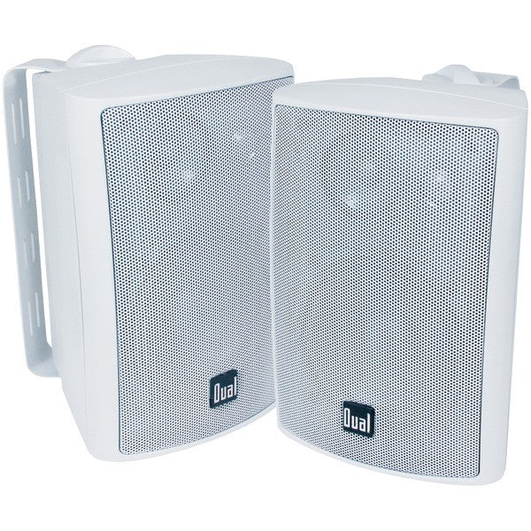 Dual Electronics Lu43pw 4" 3-way Indoor/outdoor Speakers (white)