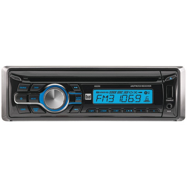 Dual Electronics Xd250 Single-din In-dash Cd Am/fm Receiver With Usb