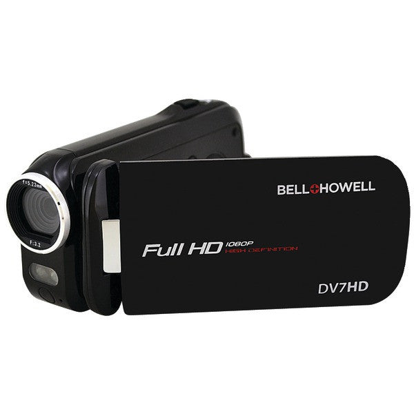 Bell+howell Dv7hd-bk 16.0-megapixel Slice Ii Dv7hd Ultraslim 1080p Hd Camcorder (black)