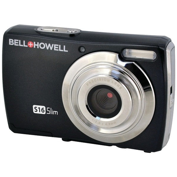 Bell+howell S16-bk 16.0-megapixel S16 Slim Digital Camera (black)