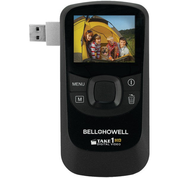 Bell+howell T10hd-bk 5.0-megapixel 1080p Take1hd Digital Video Camcorder With Flip-out Usb (black)