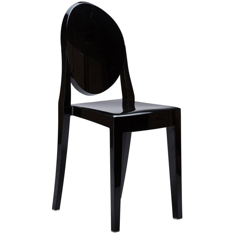 Edgemod Em-102-blk Burton Side Chair In Black