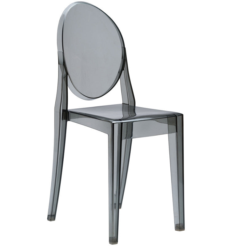 Edgemod Em-102-smk Burton Side Chair In Smoke