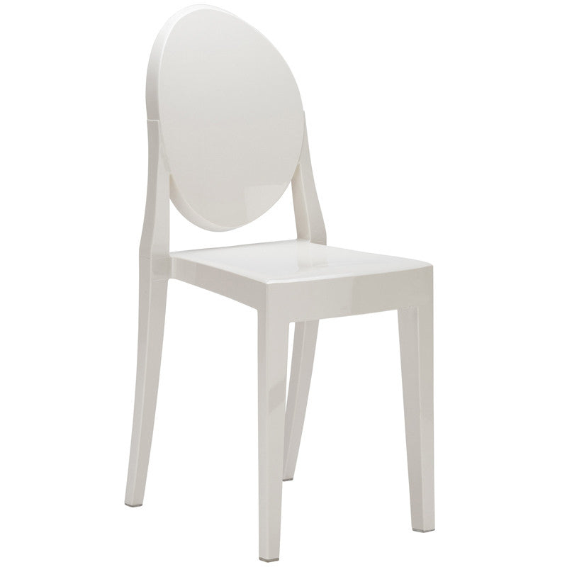 Edgemod Em-102-whi Burton Side Chair In White