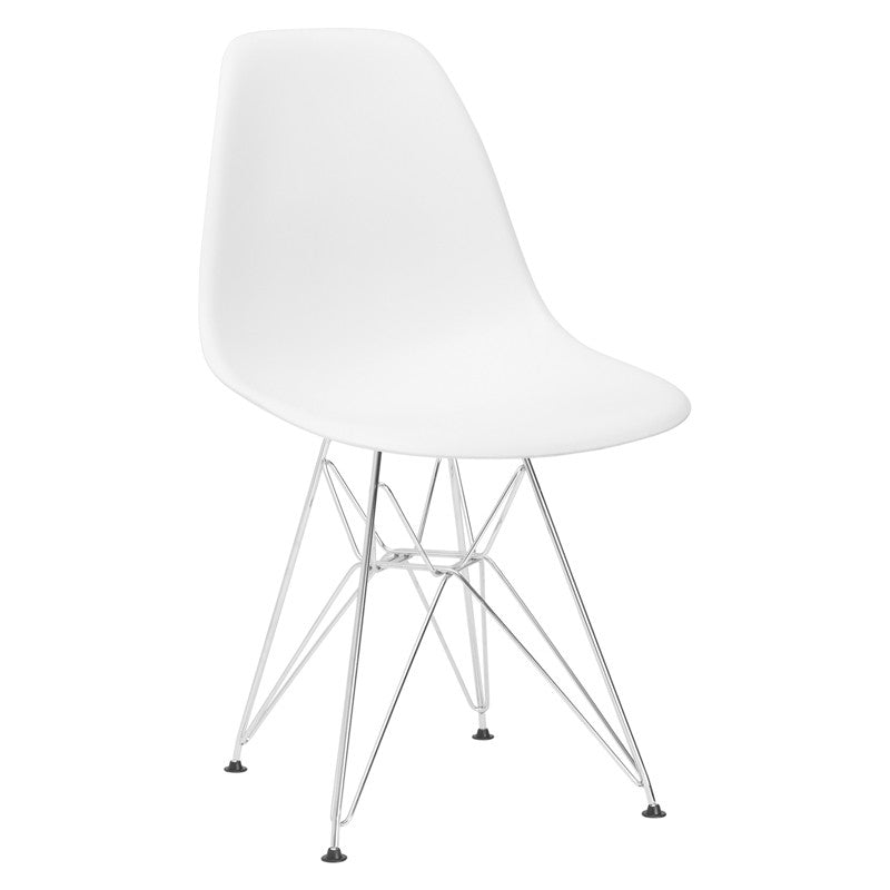 Edgemod Em-104-crm-whi Padget Side Chair In White