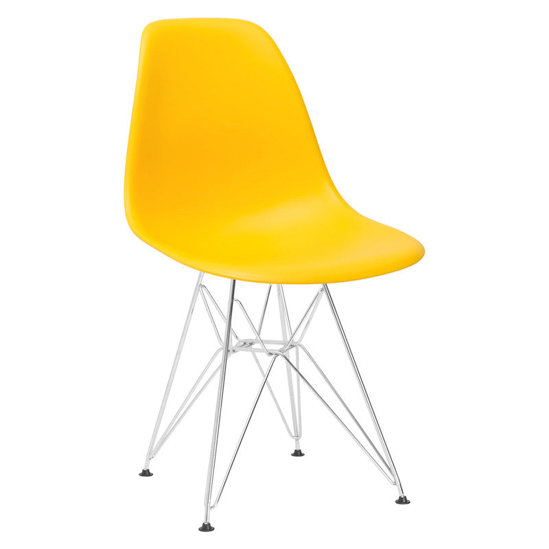 Edgemod Em-104-crm-yel Padget Side Chair In Yellow
