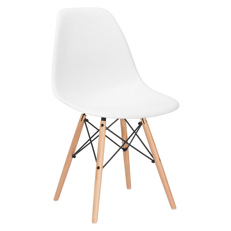 Edgemod Em-105-nat-whi Vortex Side Chair In White