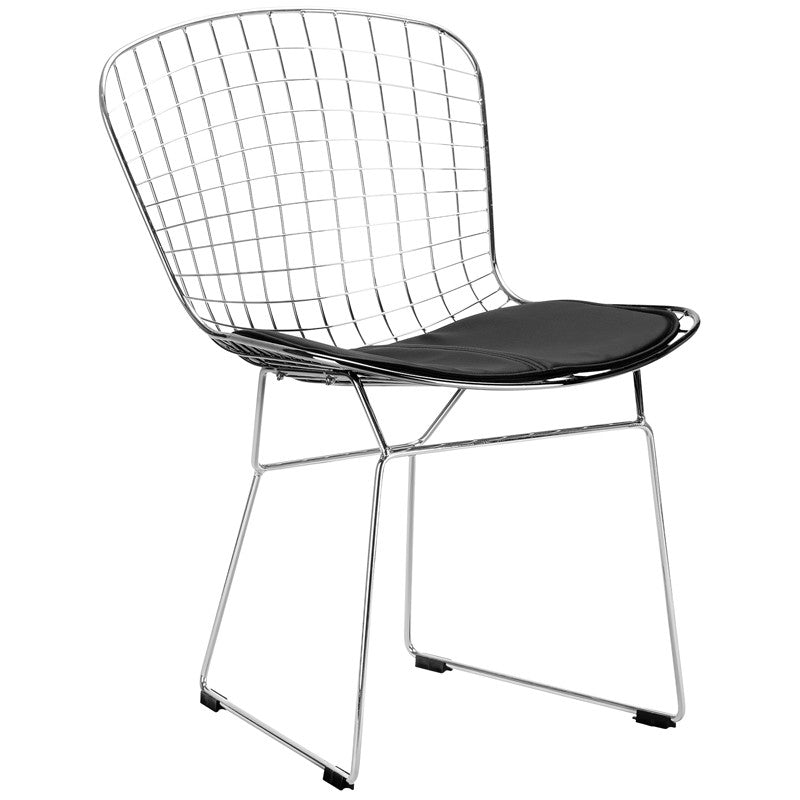 Edgemod Em-108-blk Morph Side Chair In Black
