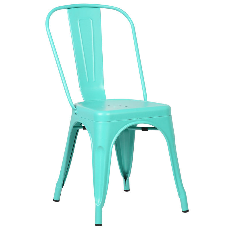 Edgemod Em-112-aqu Trattoria Side Chair In Aqua