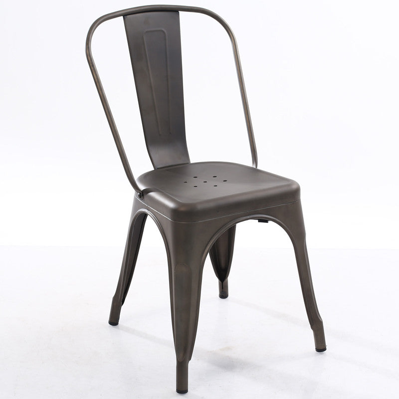 Edgemod Em-112-brz-x4 Trattoria Side Chair In Bronze (set Of 4)
