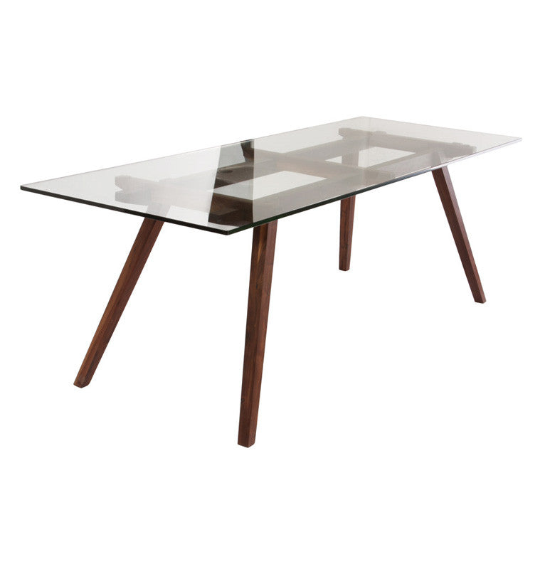 Edgemod Em-168-wal Reja Dining Table In Walnut