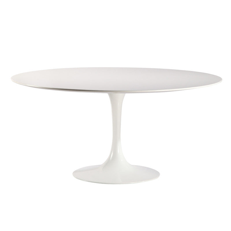 Edgemod Em-206-whi Daisy 60" Wood Top Dining Table In White