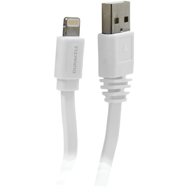 Duracell Du1311 Charge & Sync 2.1-amp Lightning to Usb Cable (white)