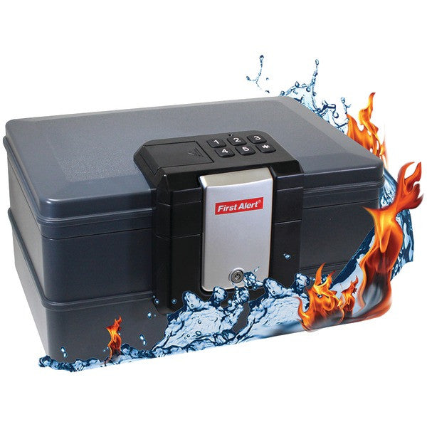 First Alert  2602df Waterproof Fire Chest With Digital Lock (0.39 Cubic Ft)