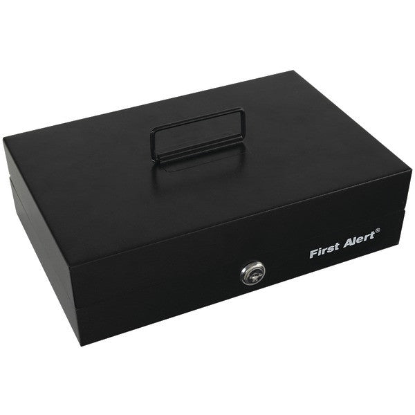 First Alert  3026f Steel Cash Box With Money Tray