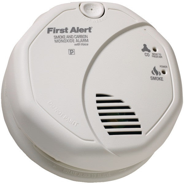 First Alert Sco7cn Battery-operated Combination Smoke/carbon Monoxide Alarm With Voice Location
