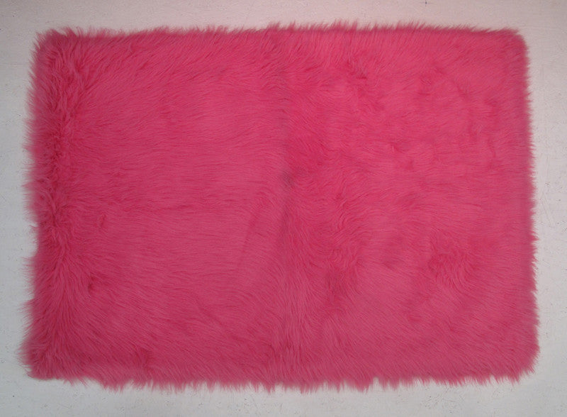 Fun Rugs Flk-003-3147 Flokati Collection Hot Pink Hot Pink - 31 X 47 In.