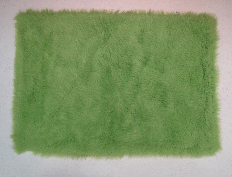 Fun Rugs Flk-004-3958 Flokati Collection Lime Green Lime Green - 39 X 58 In.