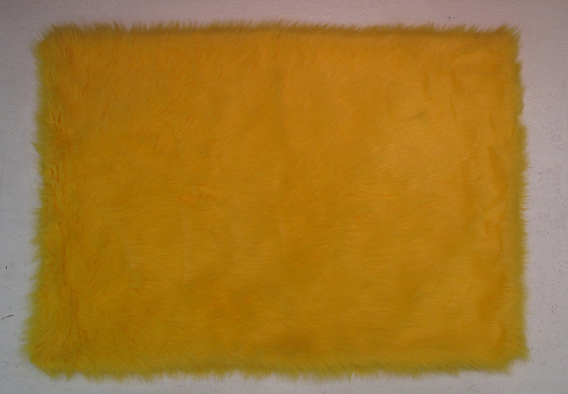 Fun Rugs Flk-005 3147 Flokati Collection Yellow Yellow - 31 X 47 In.