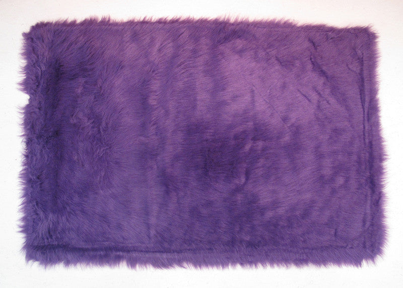 Fun Rugs Flk-009-3958 Flokati Collection Purple Purple - 39 X 58 In.