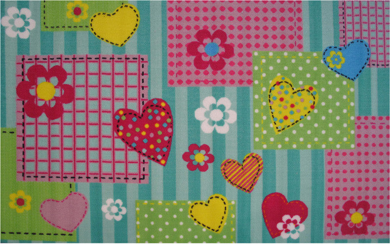 Fun Rugs Ft-157 3958 Fun Time-new Collection Hearts & Flowers Multi-color - 39 X 58 In.