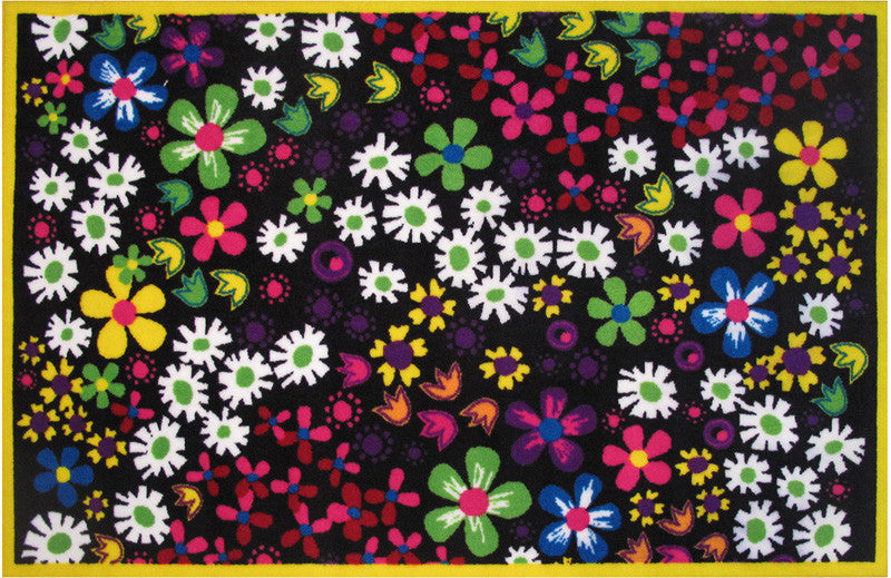 Fun Rugs Ft-523 3958 Fun Time-new Collection Floral Multi-color - 39 X 58 In.