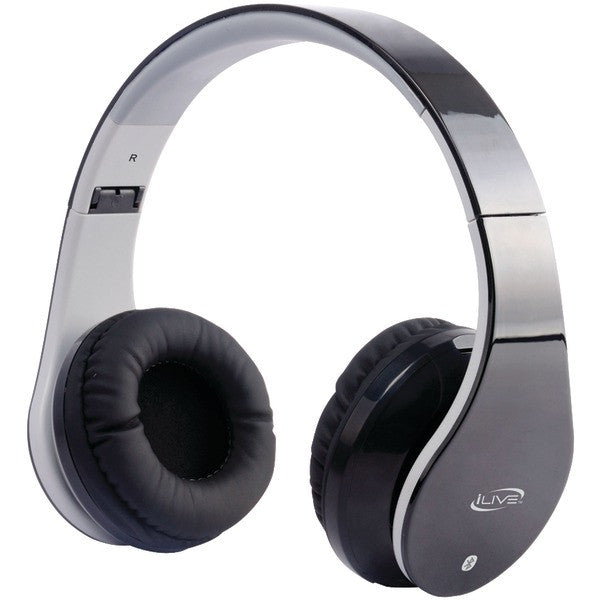 Ilive Blue Iahb64b Bluetooth Headphones With Microphone (black)