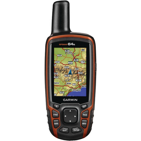 Garmin 010-01199-10 Gpsmap 64s Worldwide Gps Receiver (birdseye Satellite Imagery Subscription, 3-axis Electronic Compass, Barometric Altimeter & Wire