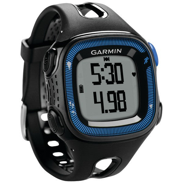 Garmin 010-01241-00 Forerunner 15 Gps-enabled Running Watch (large, Black/blue)