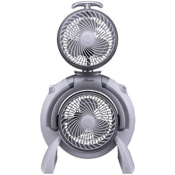 Hunter Fan Company Fsqq White 3-speed Adjustable Dual Fan (white)