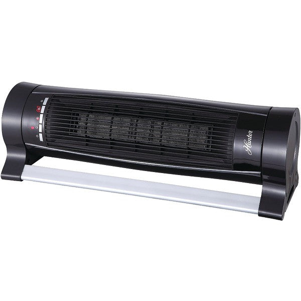 Hunter Fan Company Hph15-e Black Vertical & Horizontal Oscillating Digital Ceramic Heater With Remote (black)