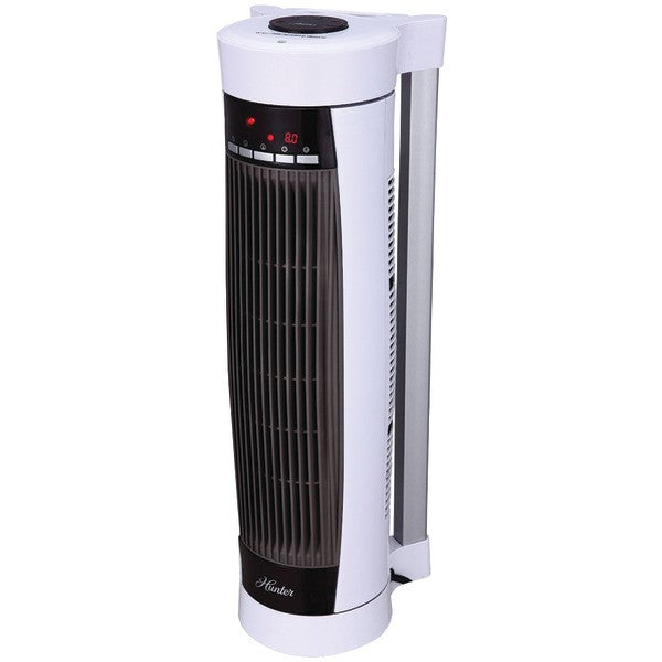 Hunter Fan Company Hph15-e White Vertical & Horizontal Oscillating Digital Ceramic Heater With Remote (white)