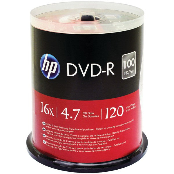 Hp Dm16100cb 4.7gb Dvd-rs, 100-ct Spindle