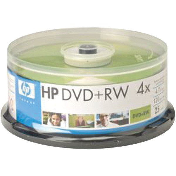 Hp Drw04025cb 4.7gb Dvd+rws, 25-pk Spindle
