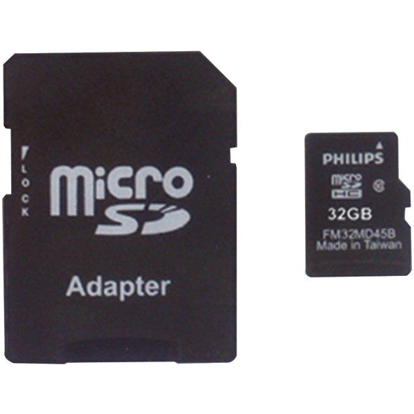 Philips Fm32ma45b/27 Class 10 32gb Microsdhc Card With Adapter